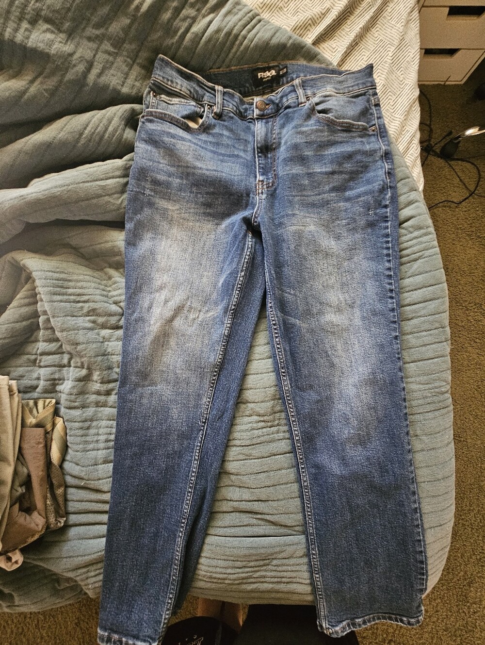 RSQ Men's Medium Blue Straight Jeans